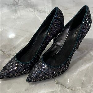 Nine West Multicolor Glitter Heels